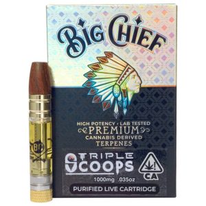 Big Chief CDT Cartridges 1G Triple Scoops